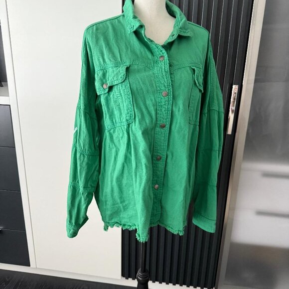 Elan- Dolly Jacket- Green - Picture 2 of 4